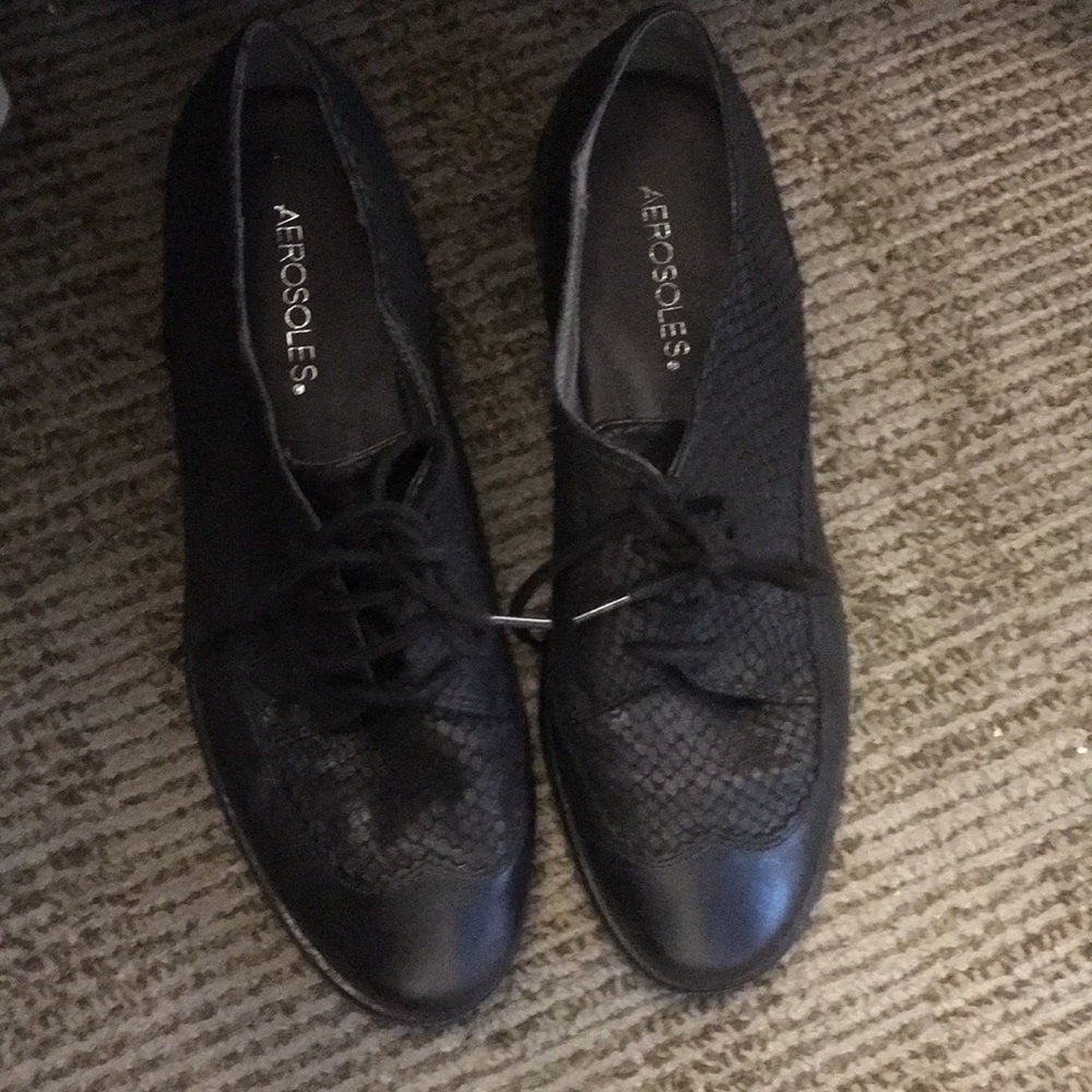 Aerosoles oxfords Black